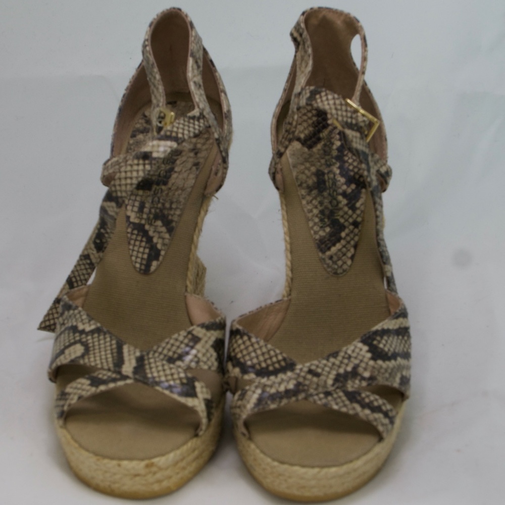Used Snake Skin Espadrille  Assous